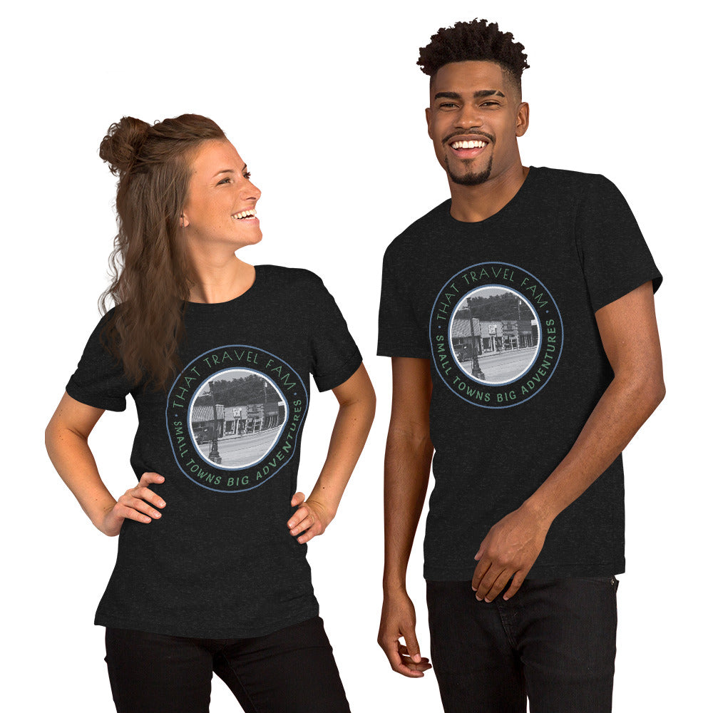 Unisex T-shirt | Small Towns Big Adventures