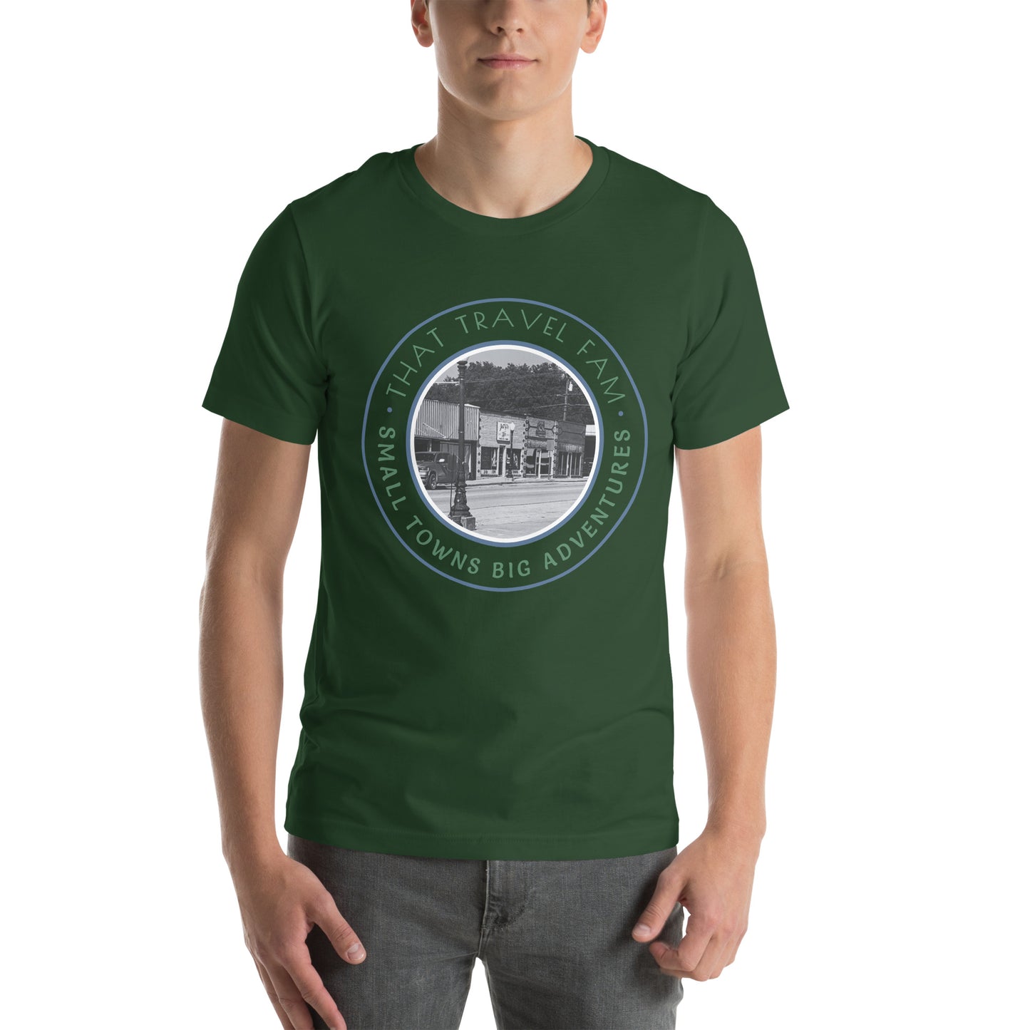 Unisex T-shirt | Small Towns Big Adventures