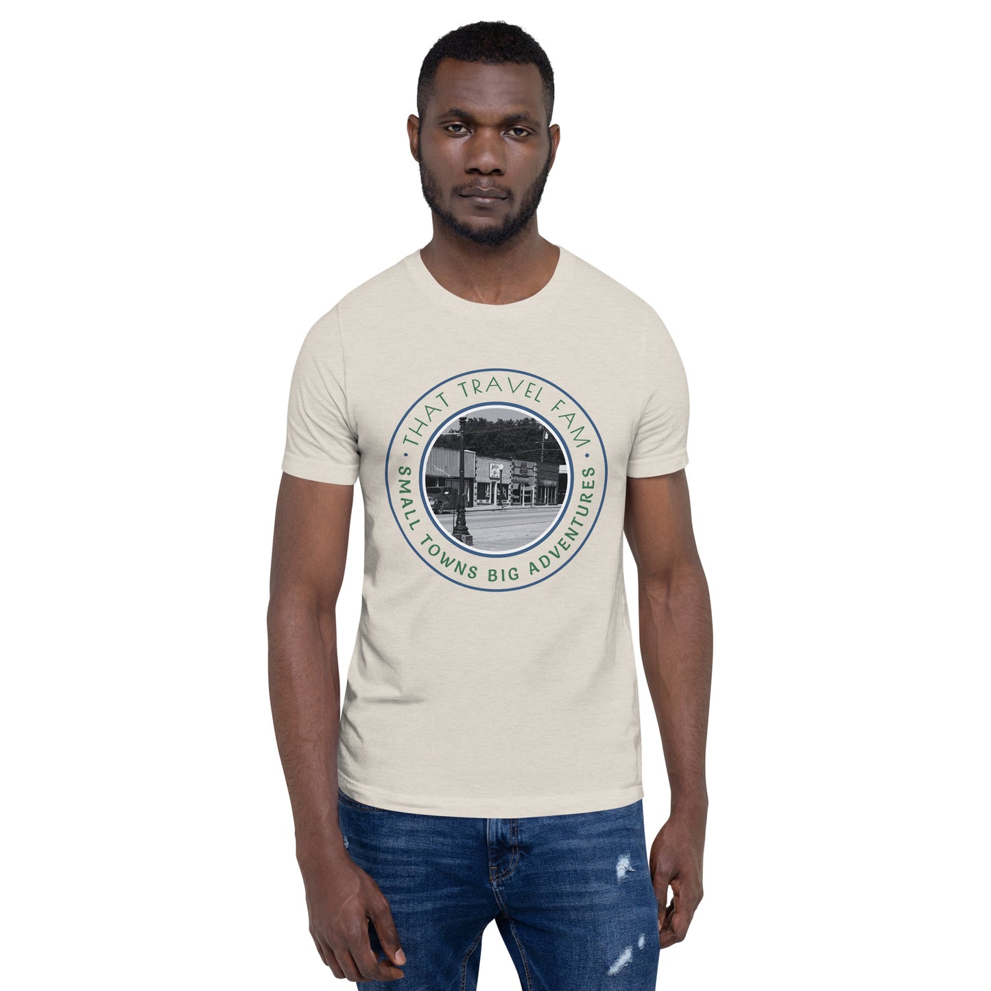 Unisex T-shirt | Small Towns Big Adventures