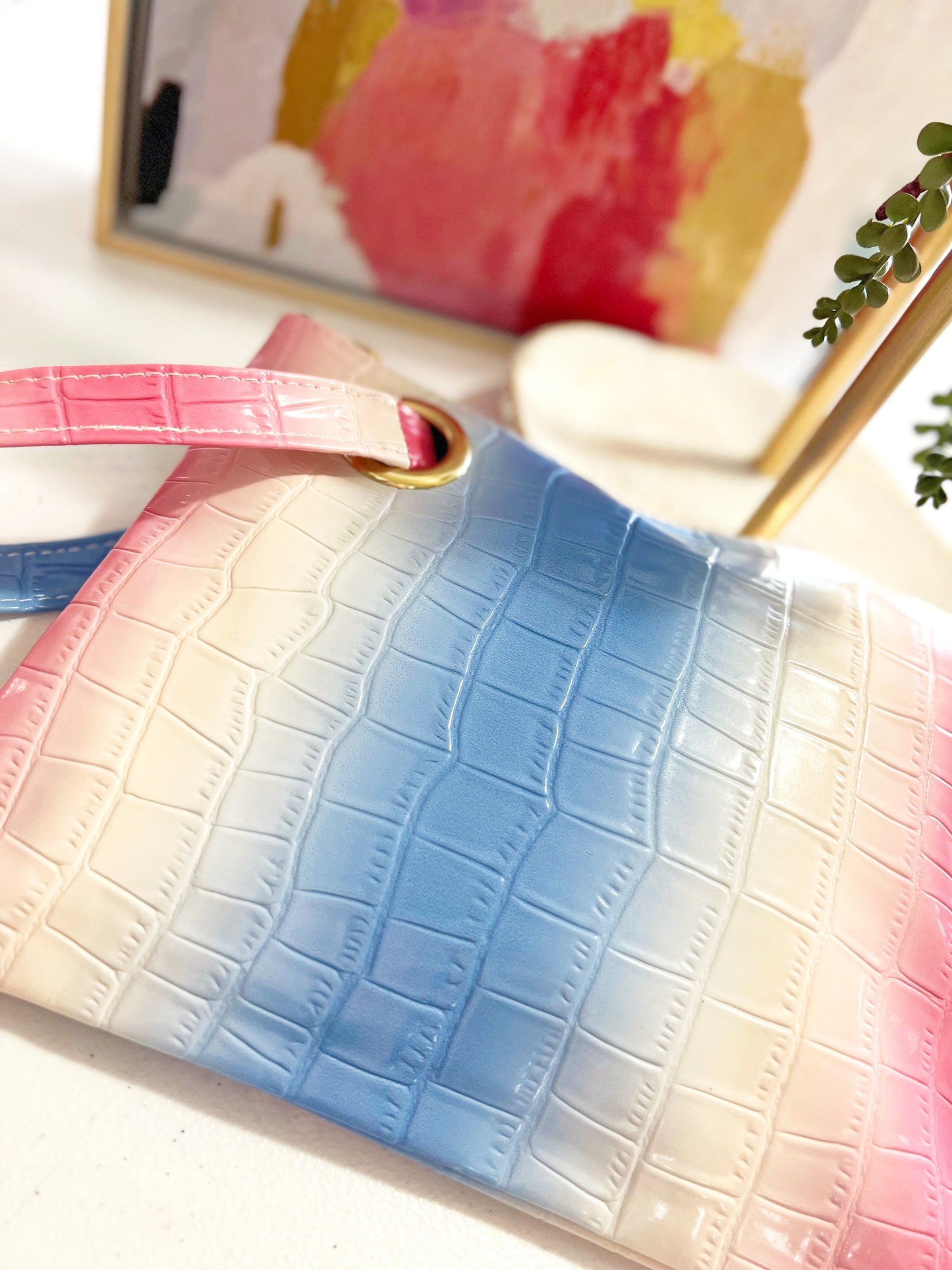 Spring in My Step Clutch