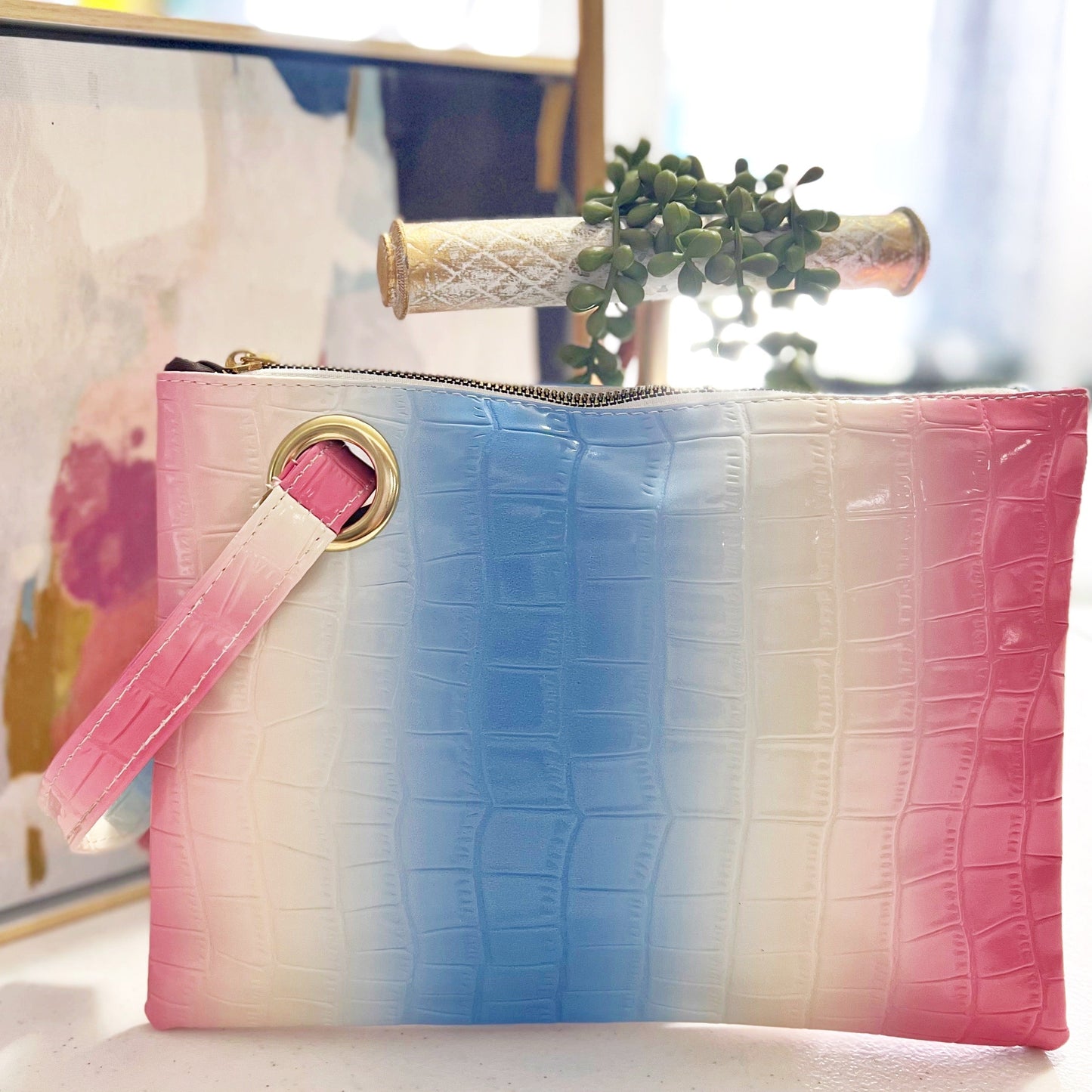 Spring in My Step Clutch