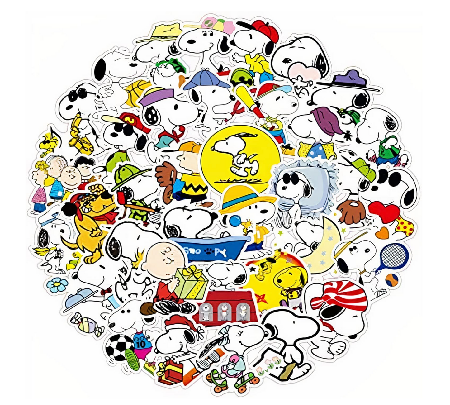 Snoopy Waterproof Vinyl Matte Stickers Pack