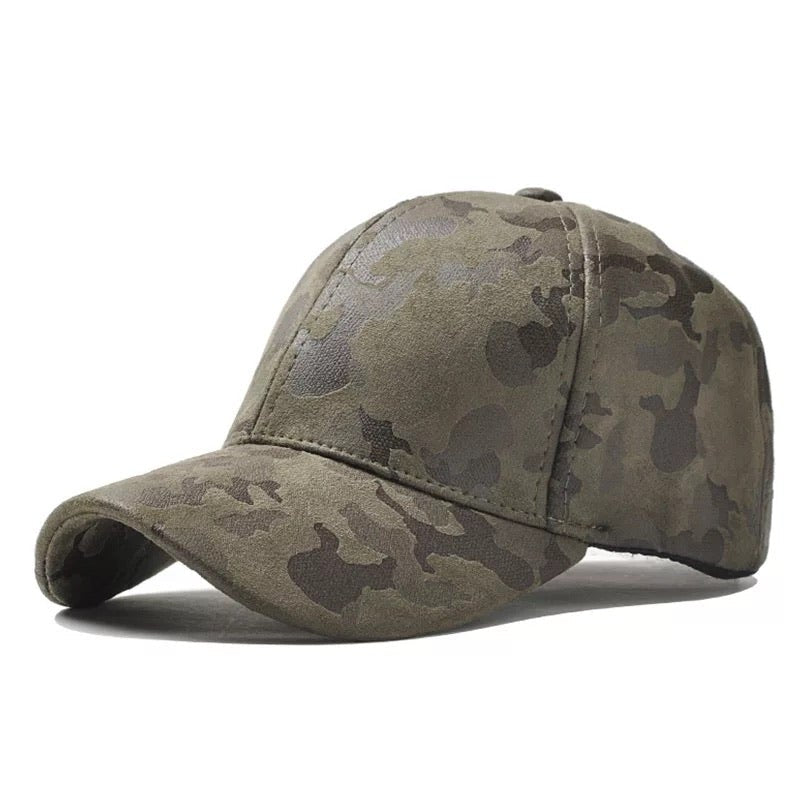 Olive Camo Cap | Adjustable Back
