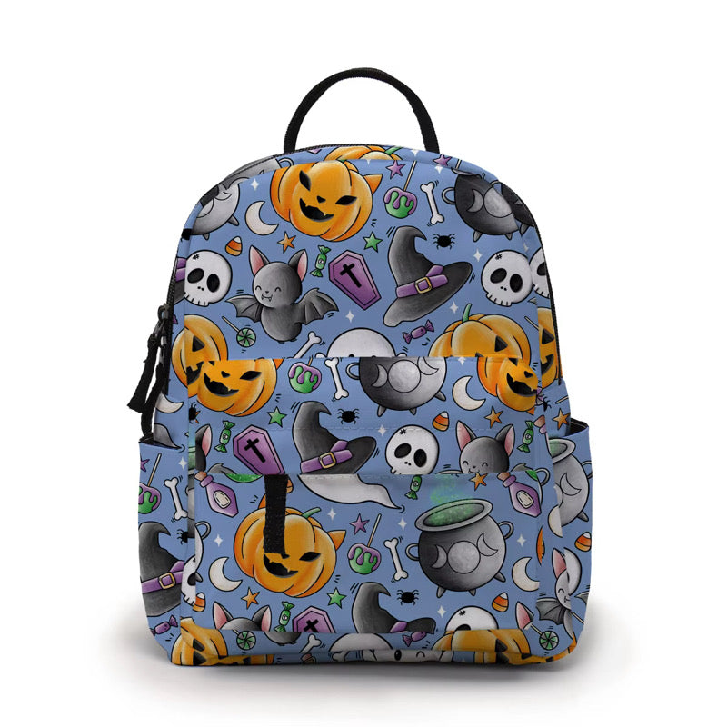 Mini Backpack - Halloween Fall -  Blue Friends