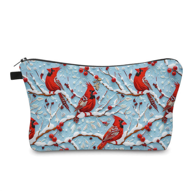 Pouch - Christmas Blue Cardinal - PREORDER