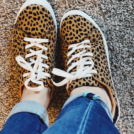 Animal Print Sneakers Tennis Shoes