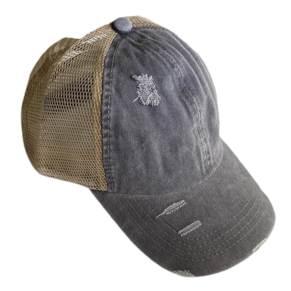 Distressed Ponytail Hats (Multiple Options Available)